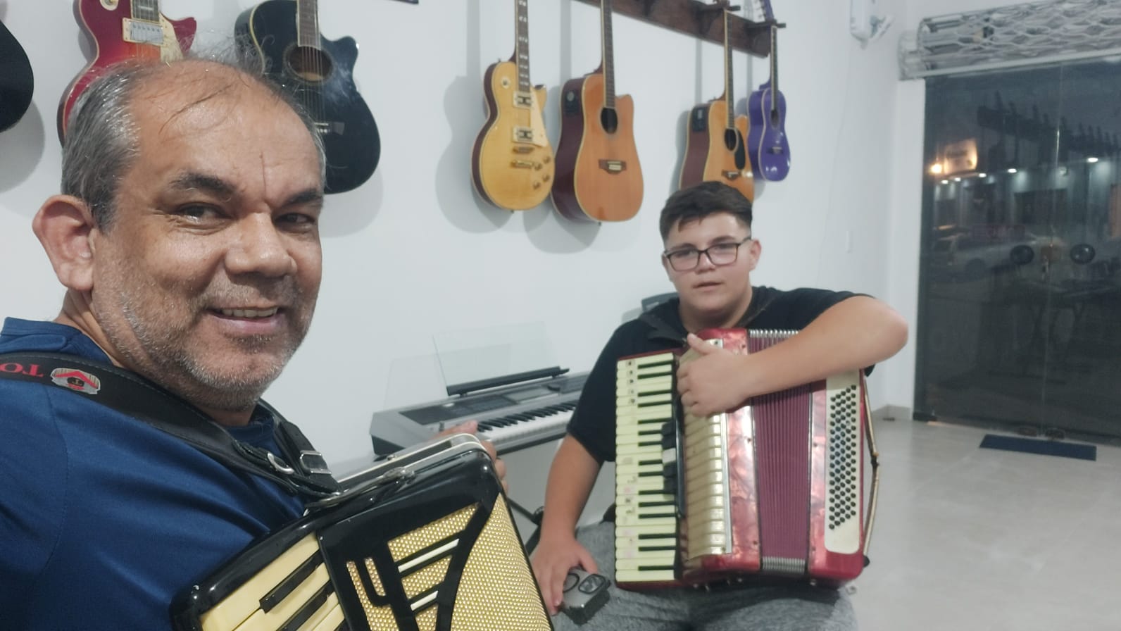 Aula de acordeon